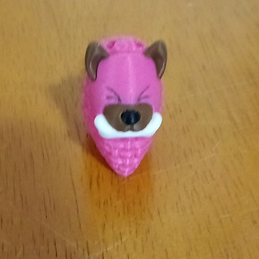 3D Printed Crochet Style Heart Shaped Dog Keychain