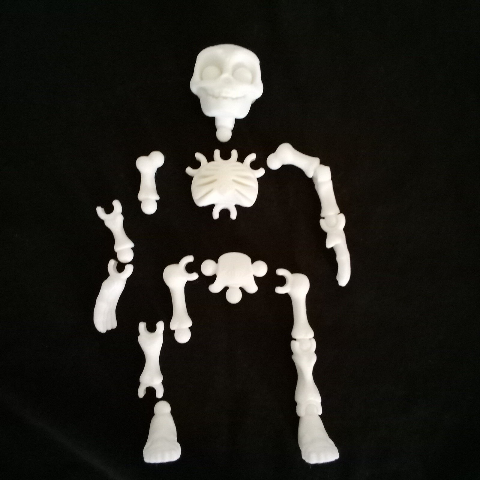 3D Printed Articulated Dummy Skeleton