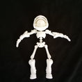 Load image into Gallery viewer, 3D Printed Skeleton Astronaut with Moving Joints
