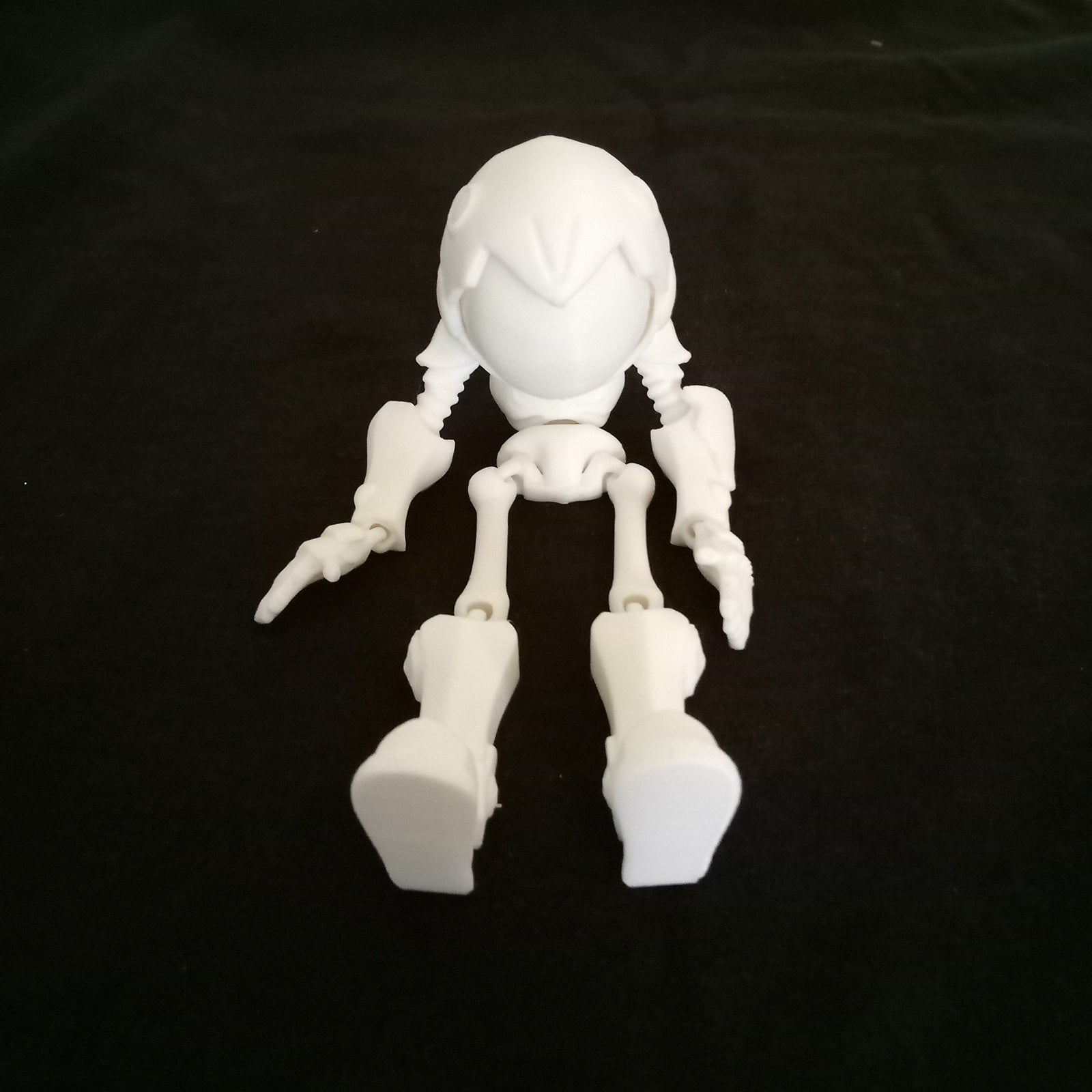 3D Printed Skeleton Astronaut with Moving Joints