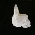 Load image into Gallery viewer, 3D Printed Skull Shape Planter with Horns
