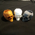 Load image into Gallery viewer, 3D Printed Skull Tealight Holder
