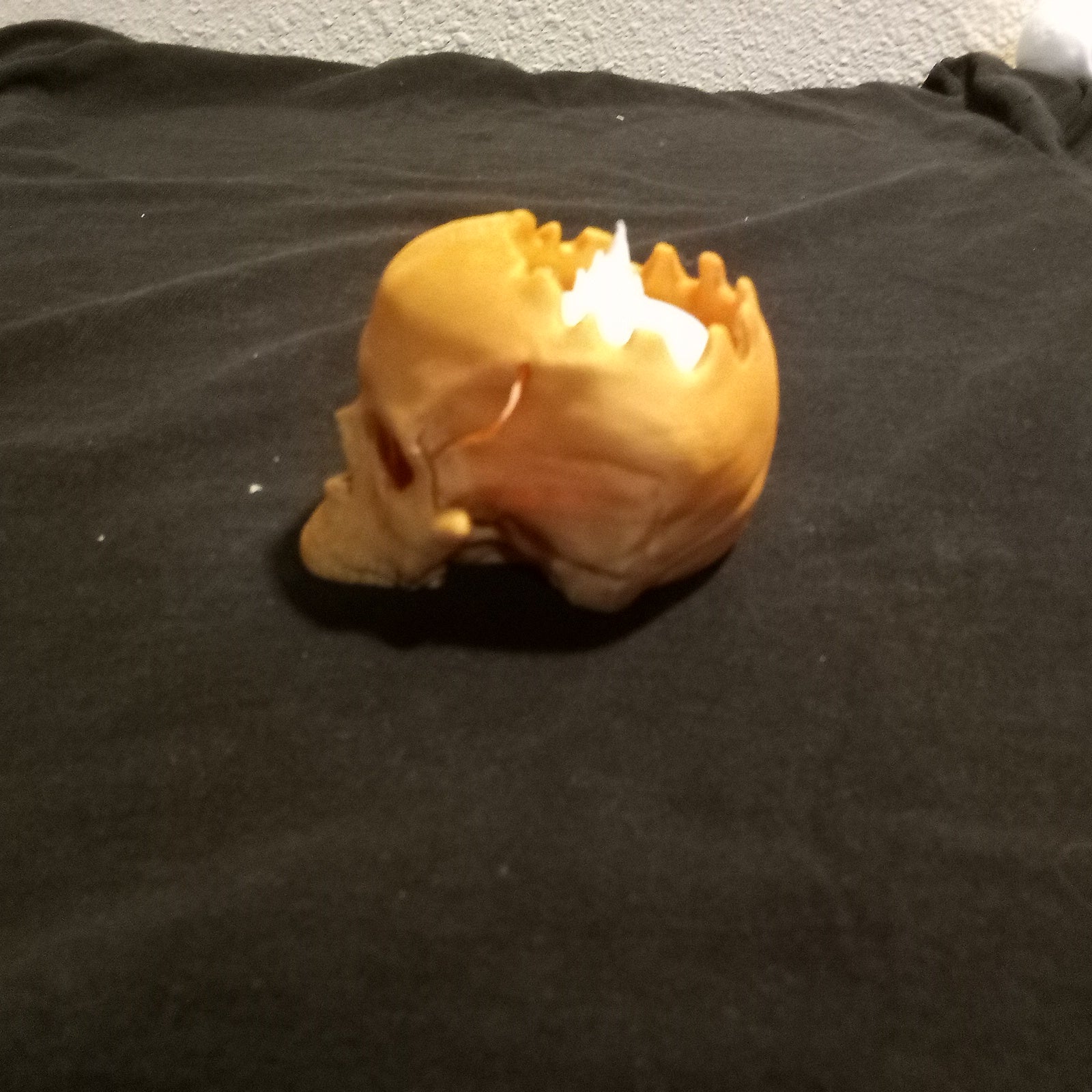 3D Printed Skull Tealight Holder