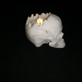 Load image into Gallery viewer, 3D Printed Skull Tealight Holder
