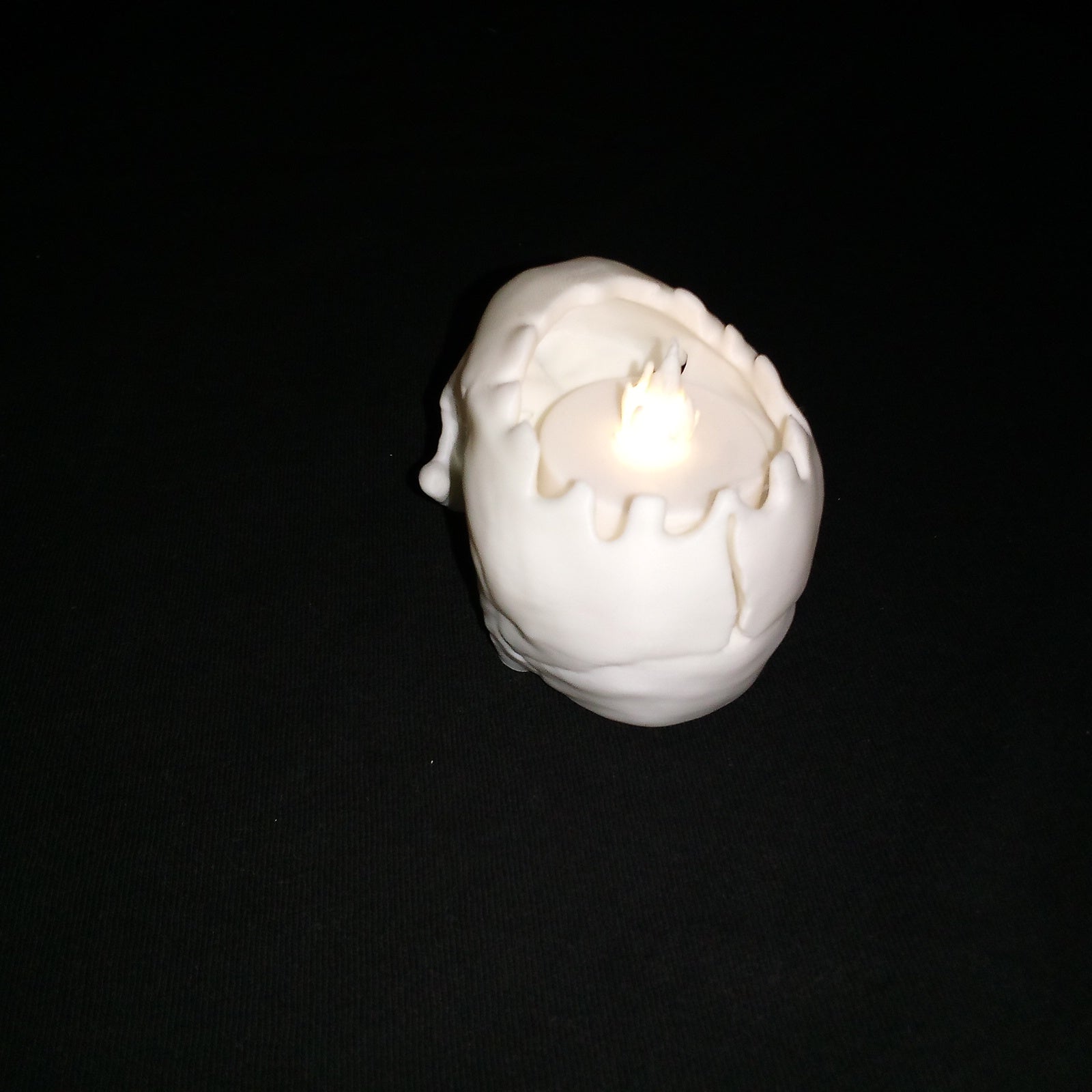 3D Printed Skull Tealight Holder