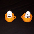 Load image into Gallery viewer, 3D Printed Twisty Ghost in Pumpkin Cup
