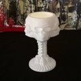 Load image into Gallery viewer, 3D Printed Four Sided Skull Tealight Holder
