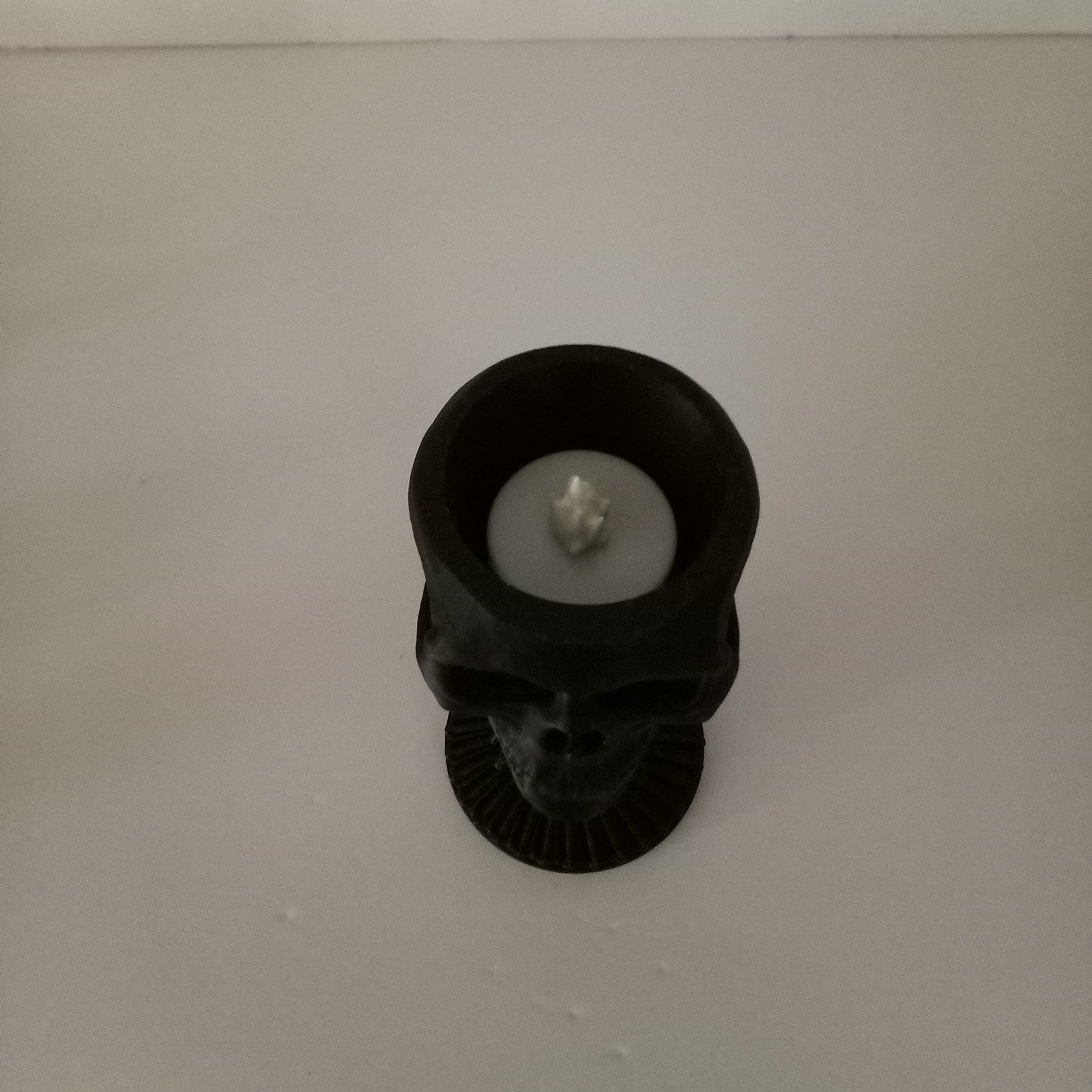 3D Printed Skull Themed Chalice Tealight and Votive Holder