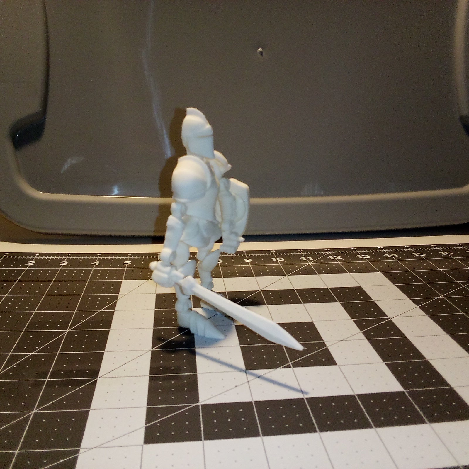 3D Printed Articulated Posable Dummy Knight