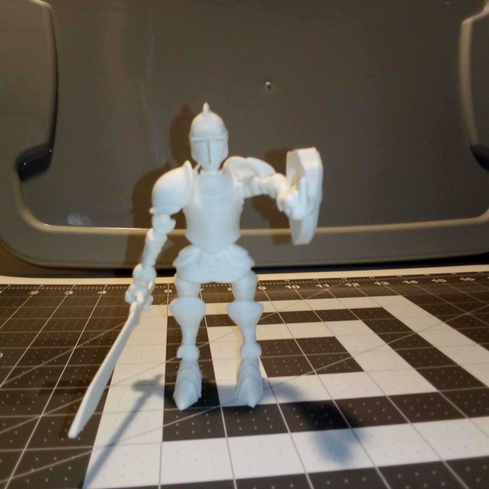 3D Printed Articulated Posable Dummy Knight