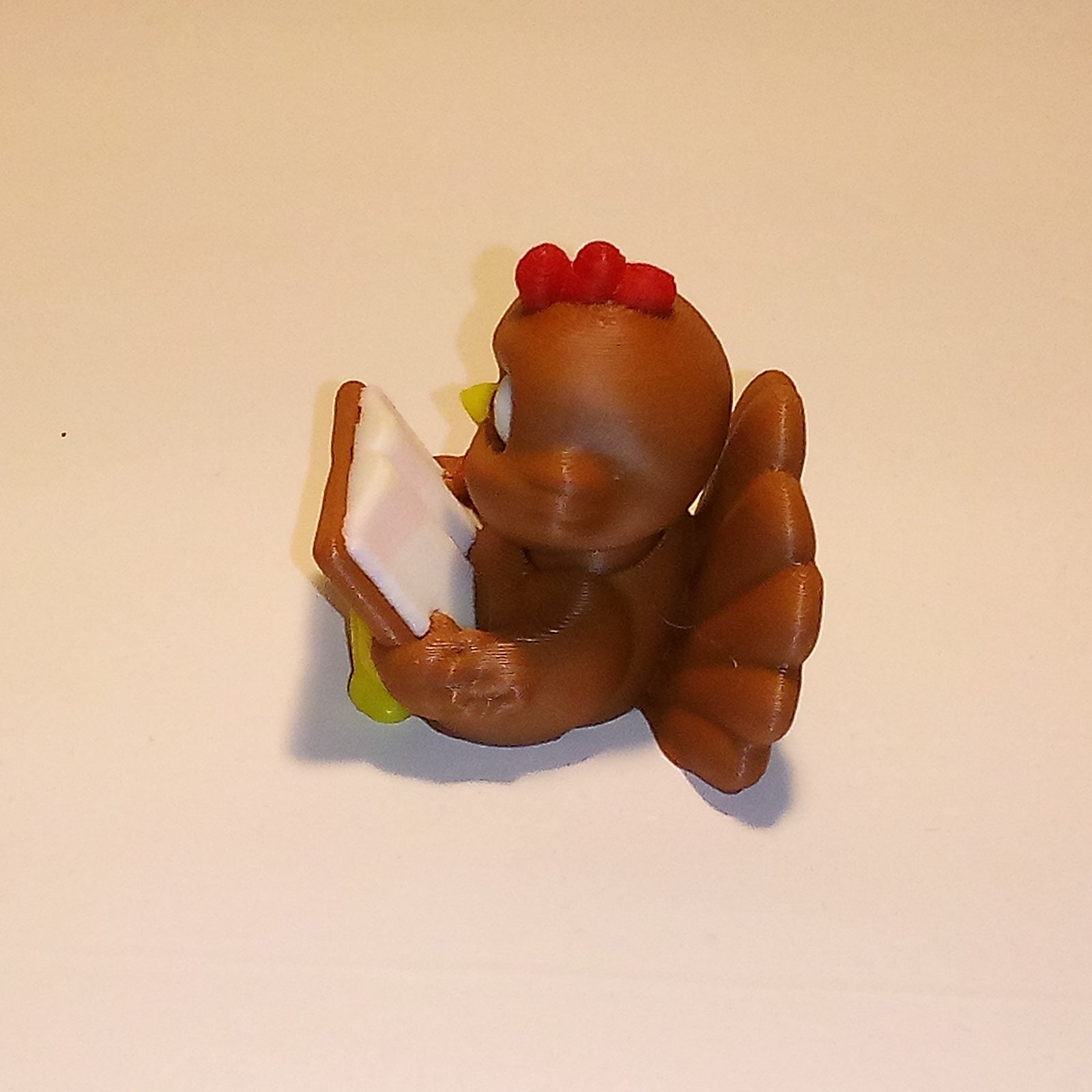 3D Printed Twisty Baby Turkey Reading