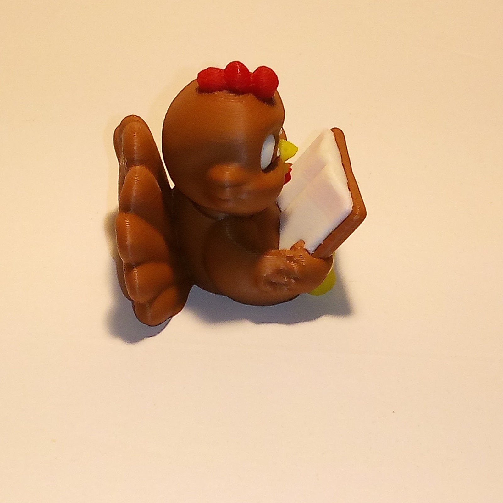 3D Printed Twisty Baby Turkey Reading