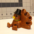 Load image into Gallery viewer, 3D Printed Turkey Crayon Holder
