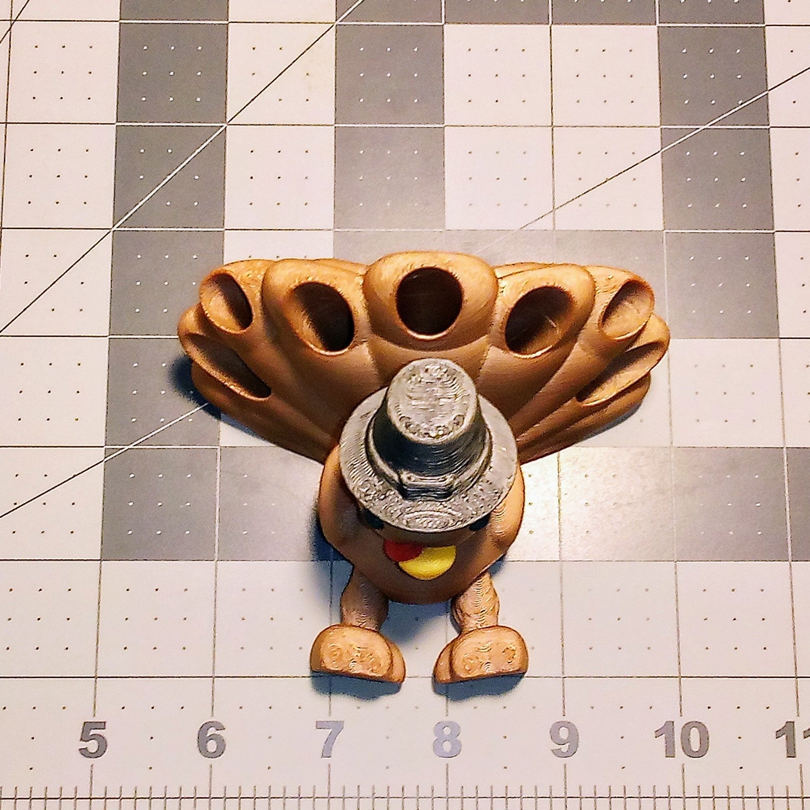 3D Printed Turkey Crayon Holder