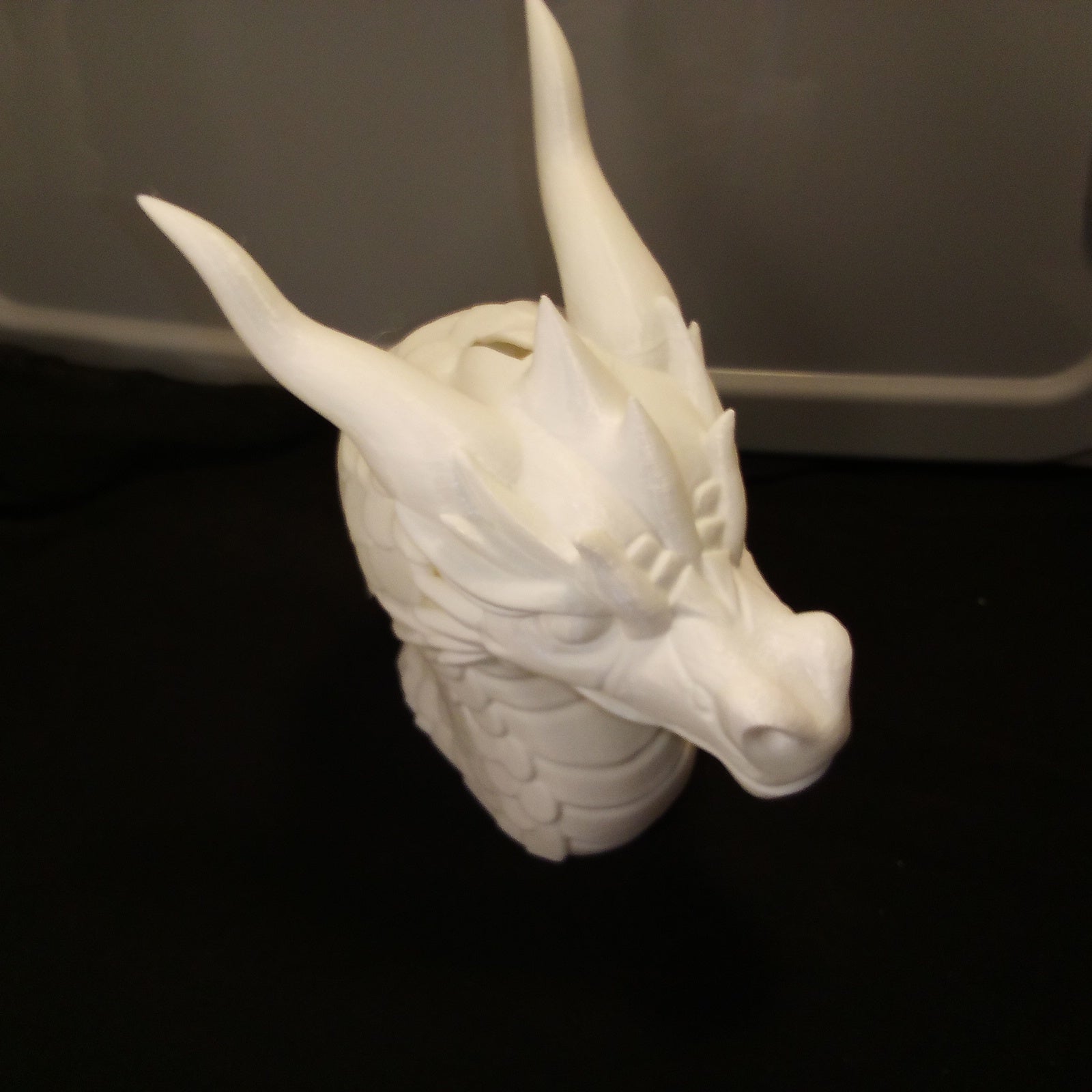 3D Printed Dragonhead Headphone Holder and Piggy Bank