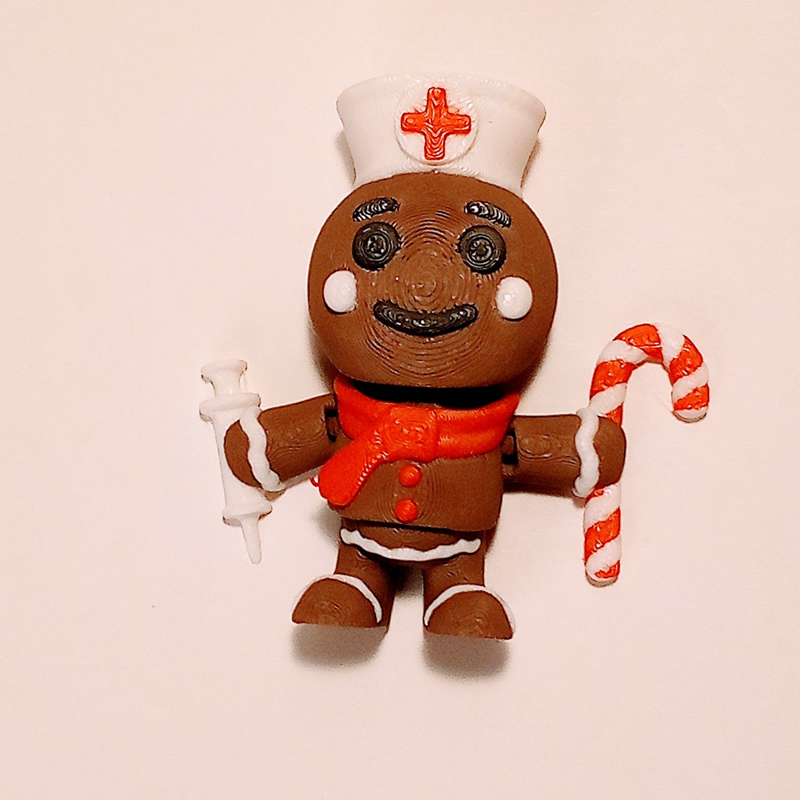 3D Printed Gingerbread Nurse Ornament