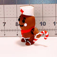 Load image into Gallery viewer, 3D Printed Gingerbread Nurse Ornament
