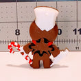 Load image into Gallery viewer, 3D Printed Gingerbread Nurse Ornament
