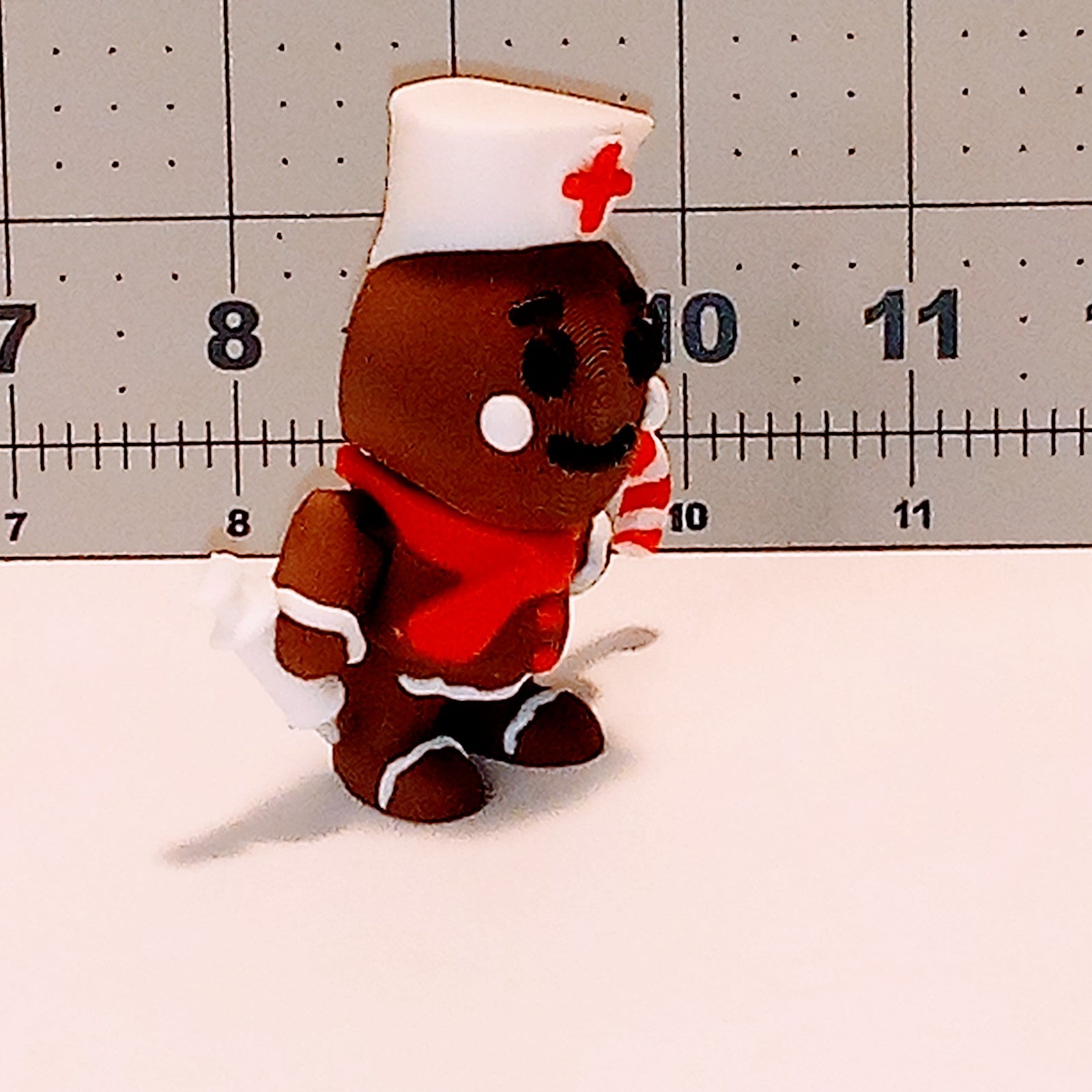 3D Printed Gingerbread Nurse Ornament