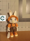 Load image into Gallery viewer, Posable Bunny Farmer
