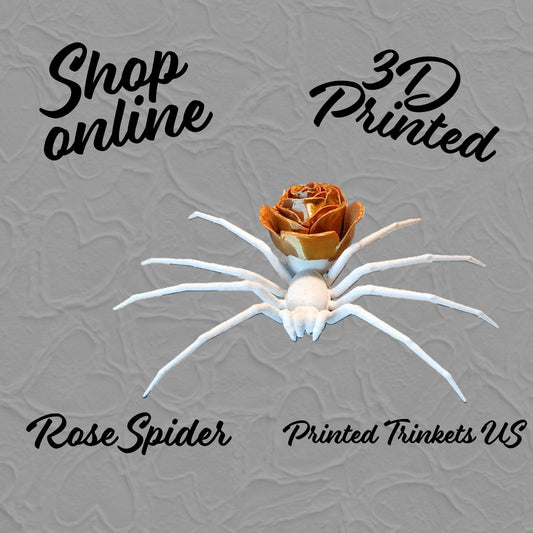 3D Printed Rose Spider