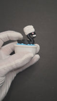 Load and play video in Gallery viewer, 3D Printed Flamingo in a Bathtub Fidget Clicker Keychain
