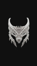 Load and play video in Gallery viewer, 3D Printed Dragon Cultist Mask

