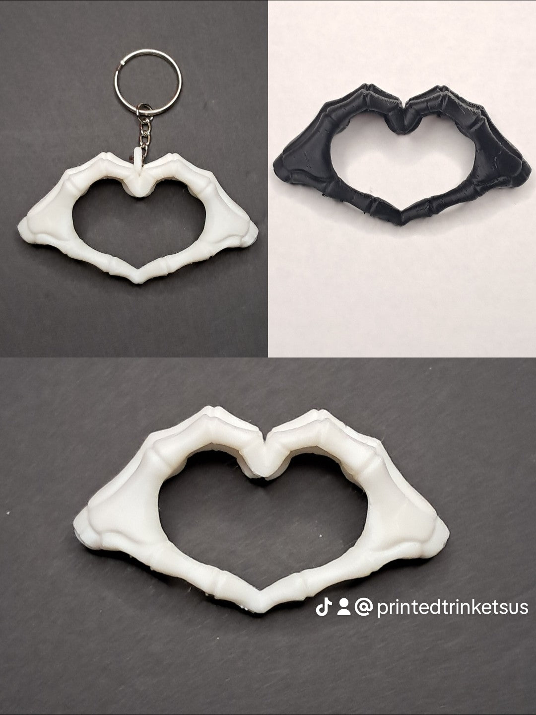 3D Printed Bone Heart Decoration