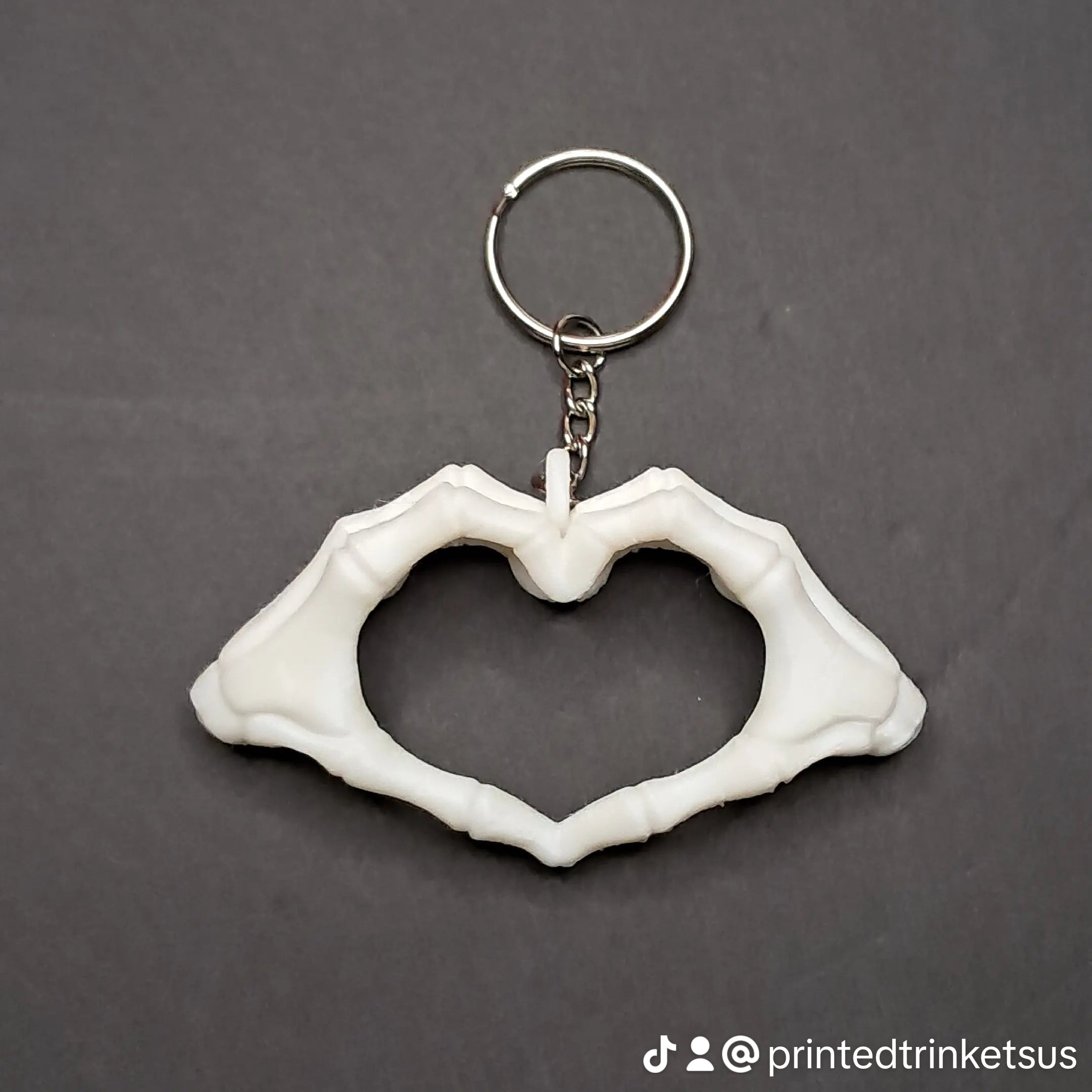 3D Printed Bone Heart Decoration