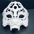 Load image into Gallery viewer, 3D Printed Earless Wolf Mask
