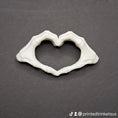 Load image into Gallery viewer, 3D Printed Bone Heart Decoration
