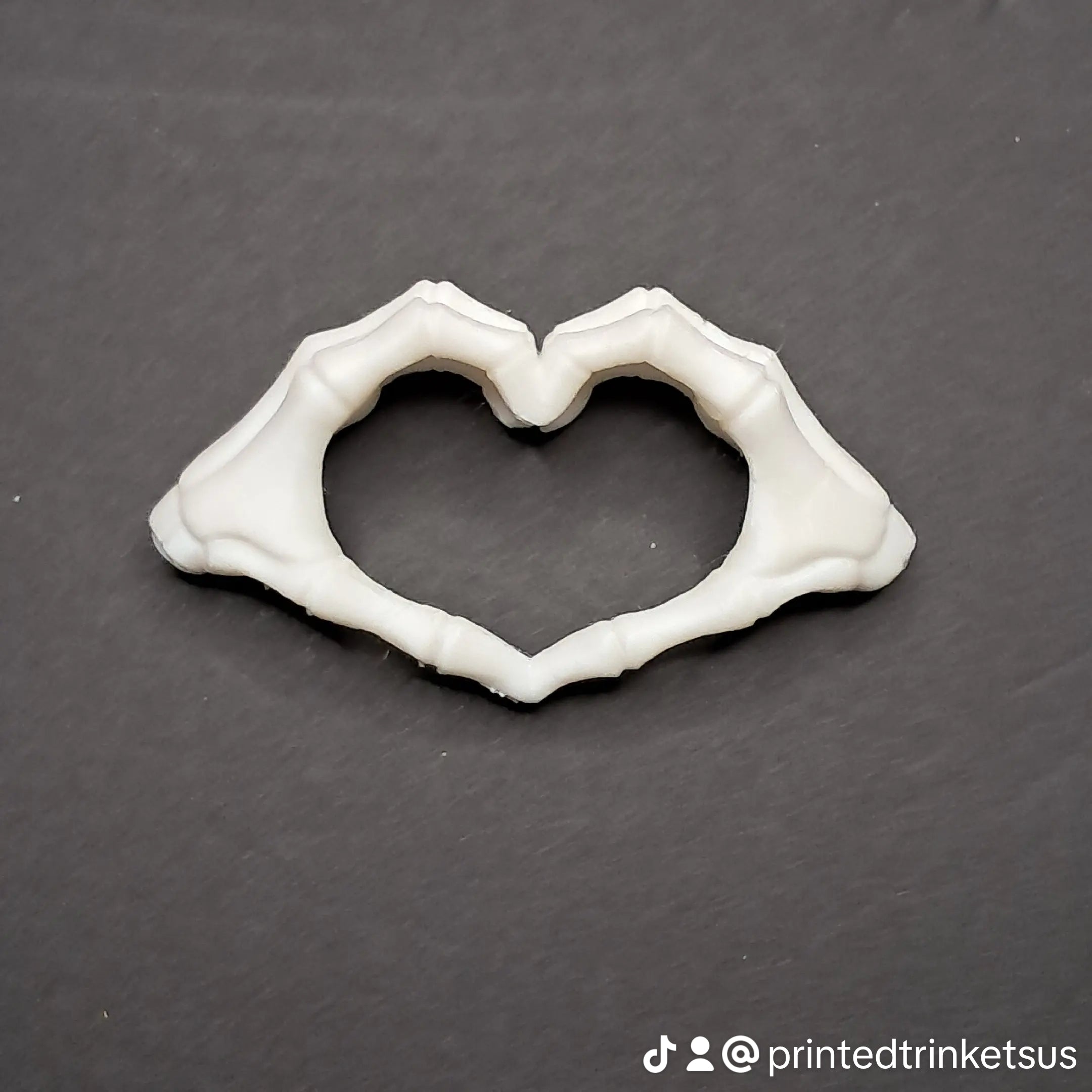 3D Printed Bone Heart Decoration
